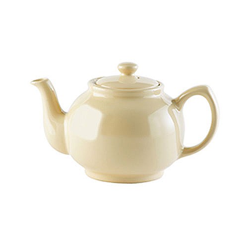 Brights Tea Pot 6 Cup Cream - Bents £8.00