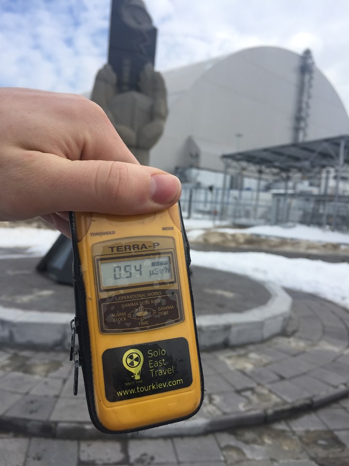 radiation levels at chernobyl geiger meter