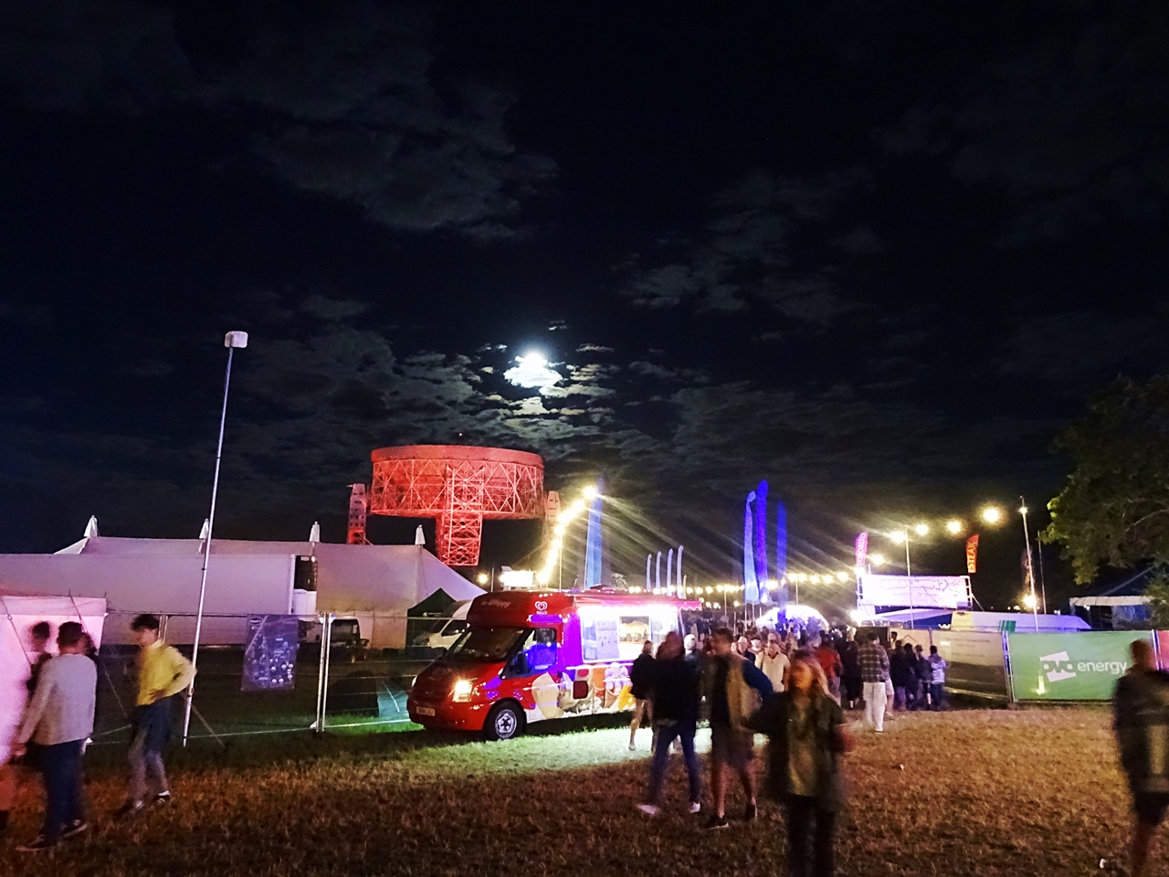 bluedot festival night moon jodrell bank