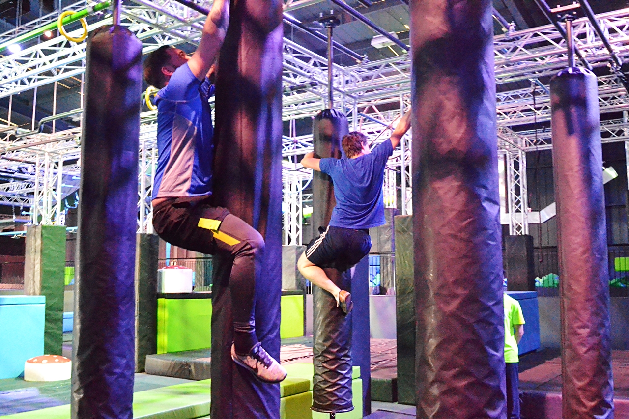 total ninja course obstacles spider wall skill manchester