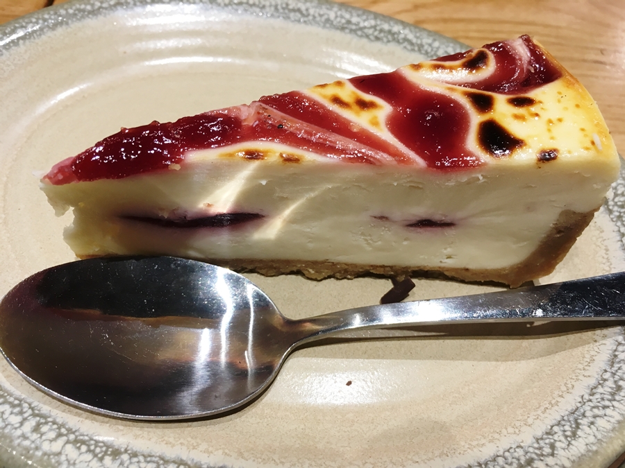 nandos manchester picadilly dessert white chocolate raspberry swirl cake