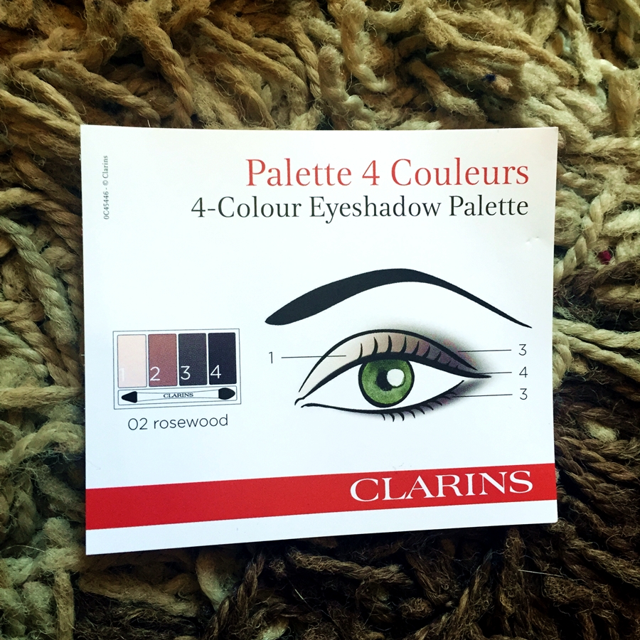 Clarins Rosewood 4 Colour Eye Palette 