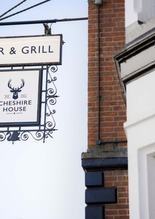 cheshire bar grill sign