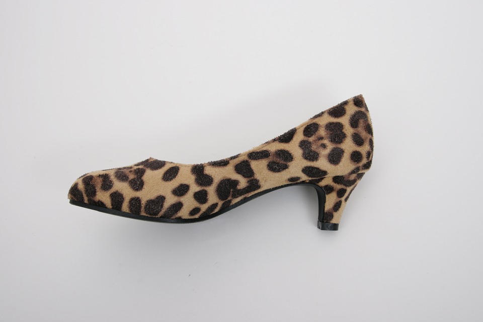 leopard print kitten heels 2017