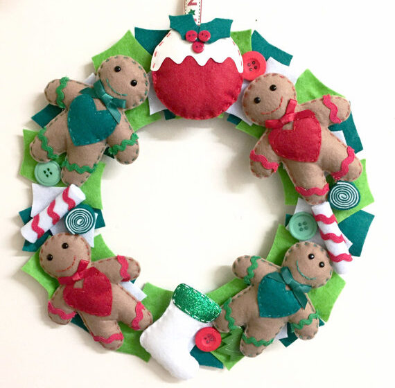 fuzzypscrafts etsy christmas wreath competition win prize giveaway uk