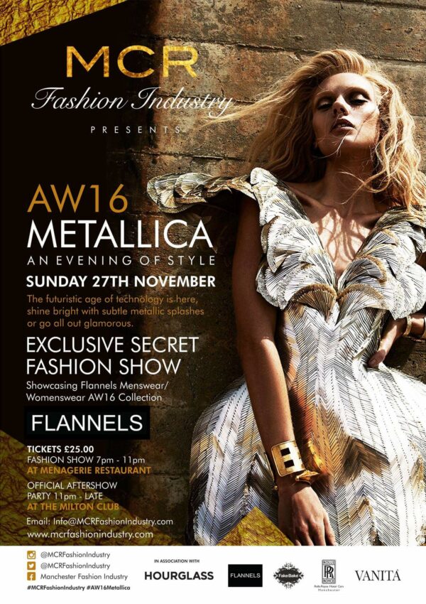 manchester fashion industry mcr hosts menagerie milton club event autumn metallics