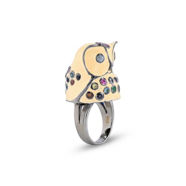 mary ching owl ring