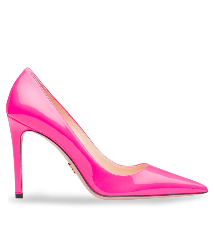 Neon Pink Court Heels - £495 Prada